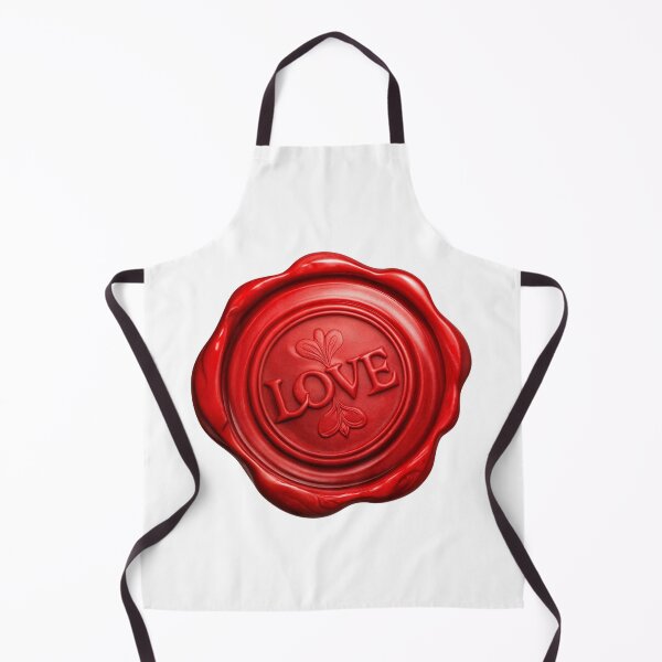 Item preview, Sealed with Love – Red Wax Seal of Love designed and sold by MiracleDroplet.