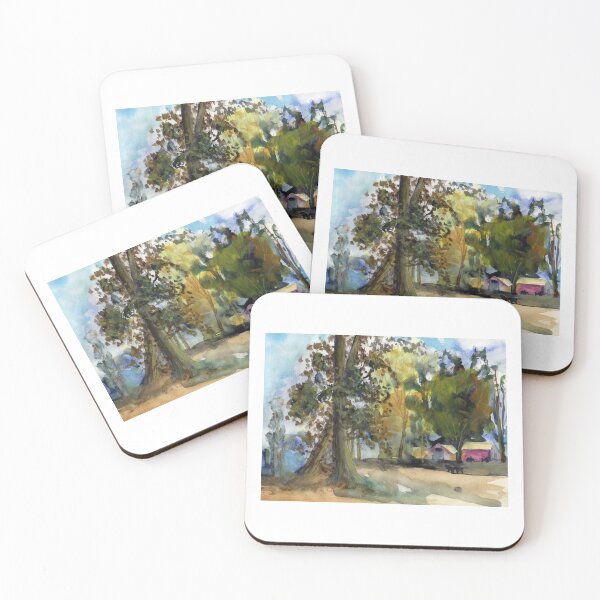 Item preview, Dancing Trees at Bible Camp designed and sold by Randy Sprout Fine Art.