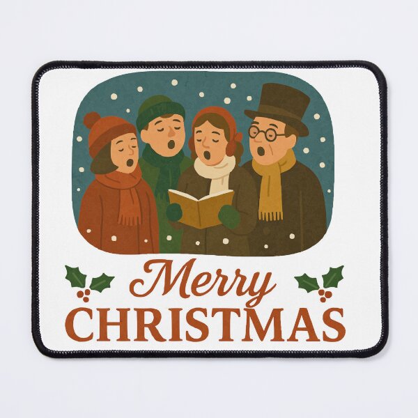 Item preview, Merry Christmas Carolers designed and sold by heywhatday.