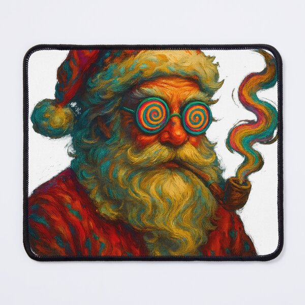 Item preview, Psychedelic Santa Pipe Art designed and sold by SigmaSoul.