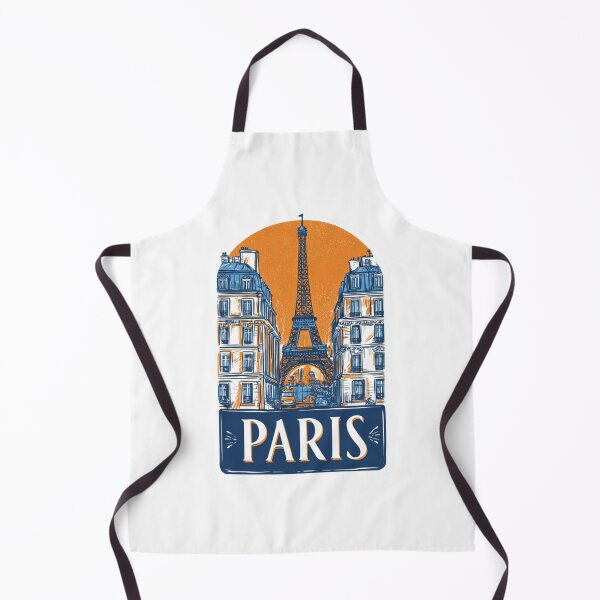 Item preview, Detailed Paris Street Scene with Eiffel Tower Vintage Travel Design designed and sold by Blurbean.