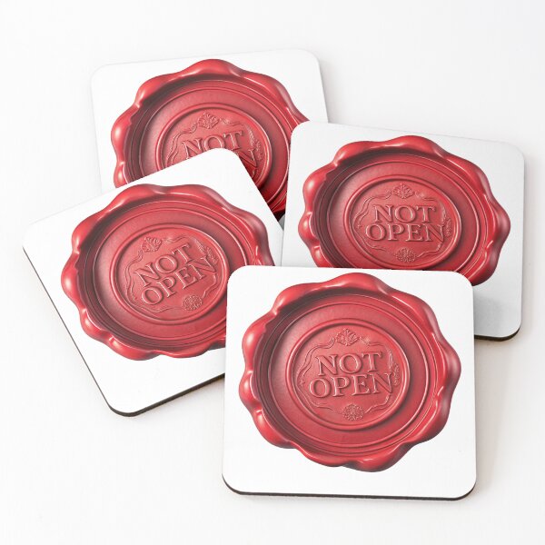 Item preview, Vintage Red Wax Seal - Classic Seal of Approval designed and sold by MiracleDroplet.