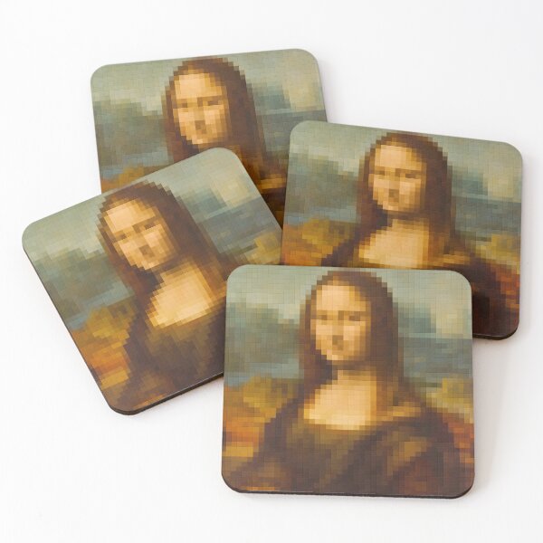 Item preview, Mona Lisa Piexel Tile designed and sold by ale21diaz.