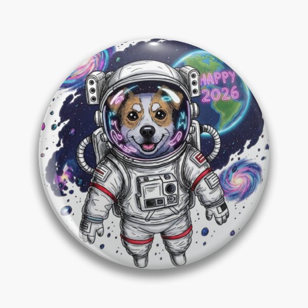 Item preview, Astronaut Dog 2026 designed and sold by PetJoyPrintsCO.