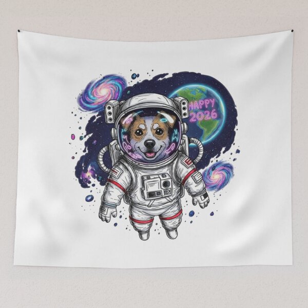 Item preview, Astronaut Dog 2026 designed and sold by PetJoyPrintsCO.