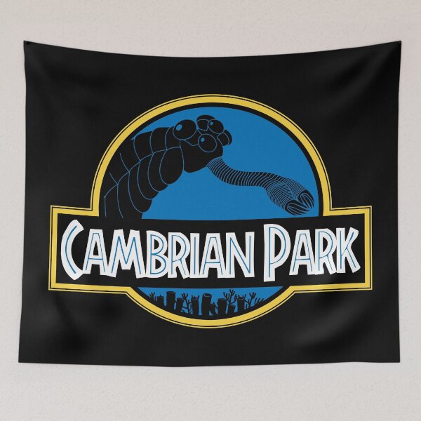 Item preview, Cambrian Park Opabinia Prehistoric Pop Culture Movie Parody Apparel Design designed and sold by Axolotl Apparel.