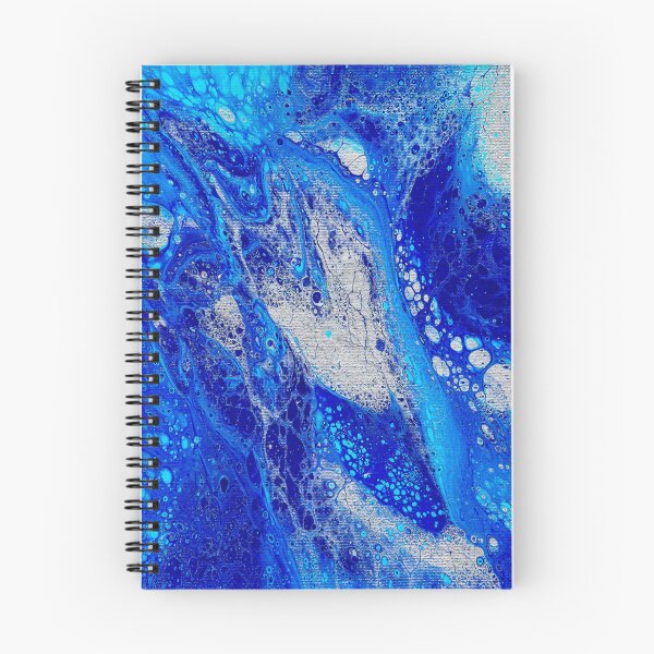 Item preview, Heart of the Deep Blue - Acrylic Paint Pour  designed and sold by ArtisticLynnsanity.