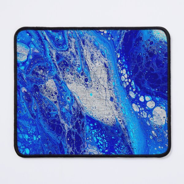 Item preview, Heart of the Deep Blue - Acrylic Paint Pour designed and sold by ArtisticLynnsanity.