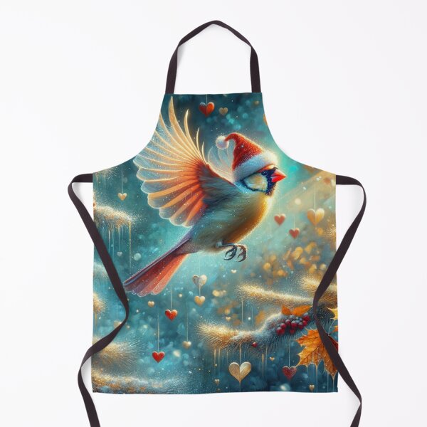 Item preview, Christmas Cardinal in Flight designed and sold by M-Y-A-R-T-.
