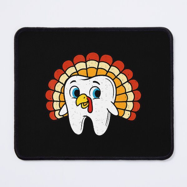 Item preview, Funny Tooth Turkey Dentist Thanksgiving Fall Dental Hygiene designed and sold by JEFDodsonArt.
