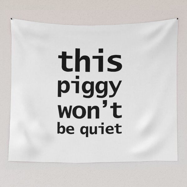 Item preview, Funny Quotes Silent Swine designed and sold by ellenhenry.