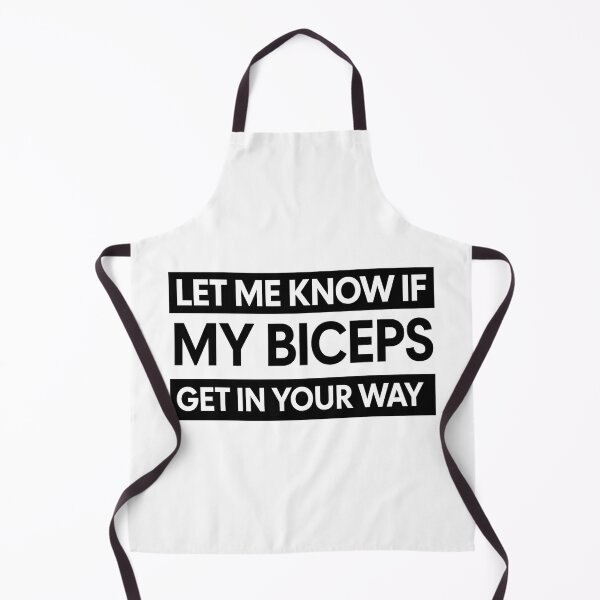 Item preview, Funny Biceps Get In Your Way Gym Quote designed and sold by Streetwear Clothing | Fit Life.