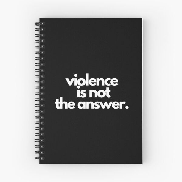 Item preview, Violence Is Never The Answer designed and sold by DagmaAlbrecht.