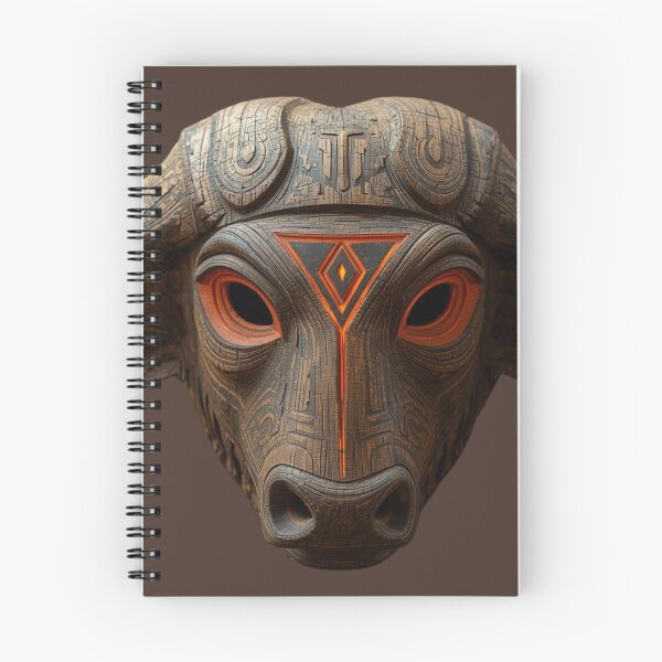 Item preview, Primal Wood Buffalo Mask – Illuminated Force and Control designed and sold by SavannaStrikes.