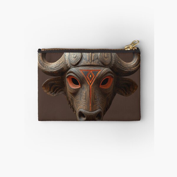 Item preview, Primal Wood Buffalo Mask – Illuminated Force and Control designed and sold by SavannaStrikes.