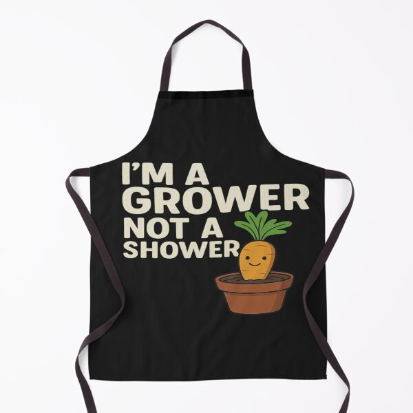 Item preview, I’m a Grower Not a Shower Funny Plant Pun Design designed and sold by DronConcepts.