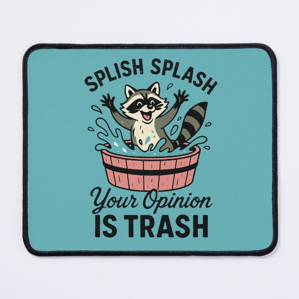 Item preview, Splish Splash Raccoon designed and sold by PrintSmithArt.