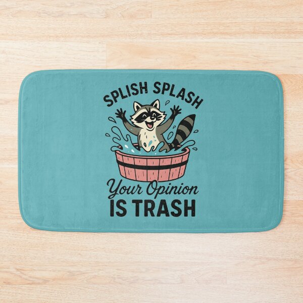 Item preview, Splish Splash Raccoon designed and sold by PrintSmithArt.