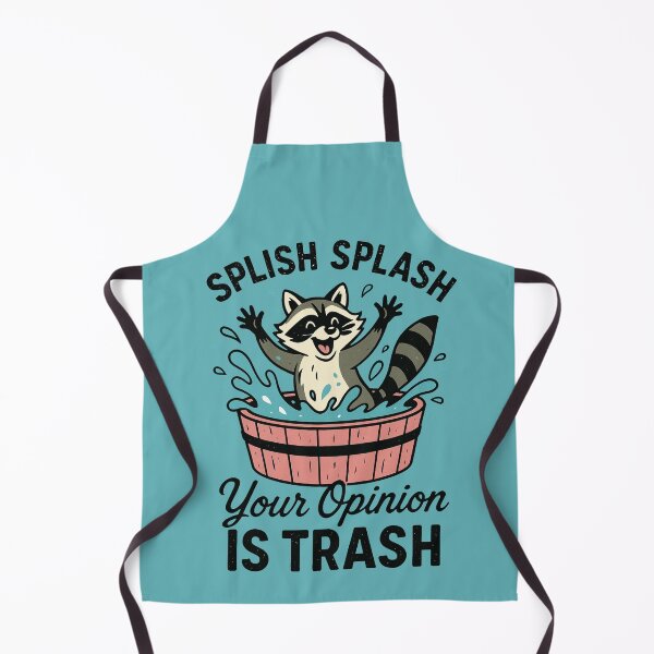 Item preview, Splish Splash Raccoon designed and sold by PrintSmithArt.