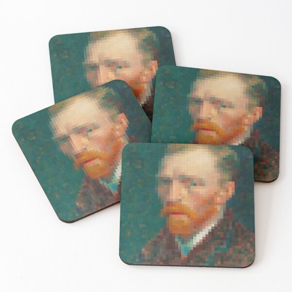 Item preview, Van Gogh Pixel Tile designed and sold by ale21diaz.