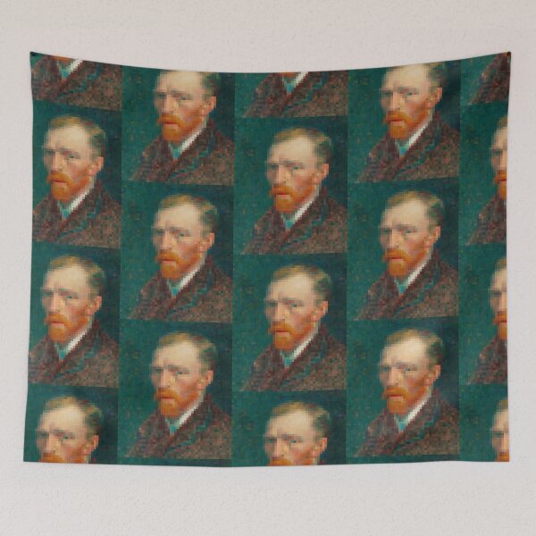 Item preview, Van Gogh Pixel Tile designed and sold by ale21diaz.