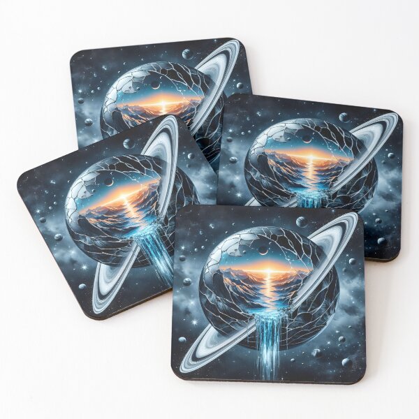 Item preview, Saturn Waterfall, Ai Generated Art  designed and sold by ACC .
