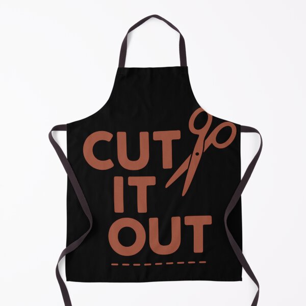 Item preview, Cut It Out – Funny Sewing Quote with Scissors and Cutting Line designed and sold by astersgraphics.
