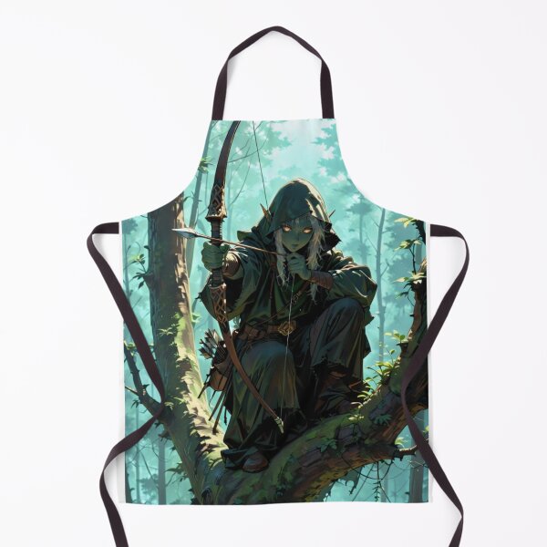 Item preview, Elf Archer in the Forest – Fantasy Ranger Artwork designed and sold by EpicMerchRealm.