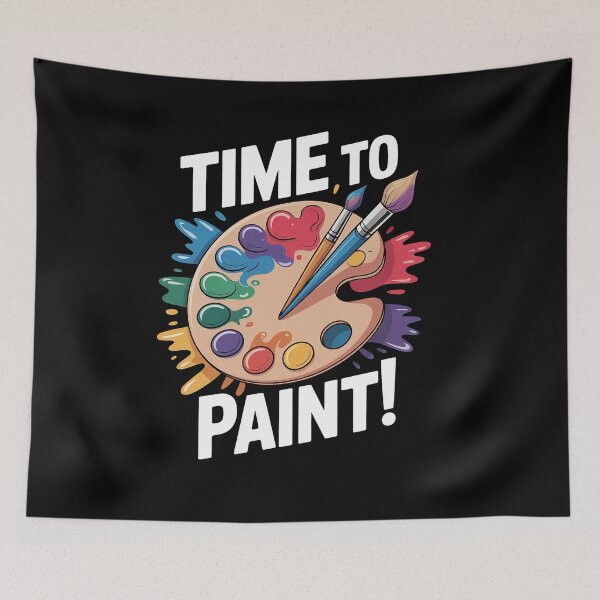 Item preview, Art Art Teacher Painter Art School Time To Paint designed and sold by TiredPack.