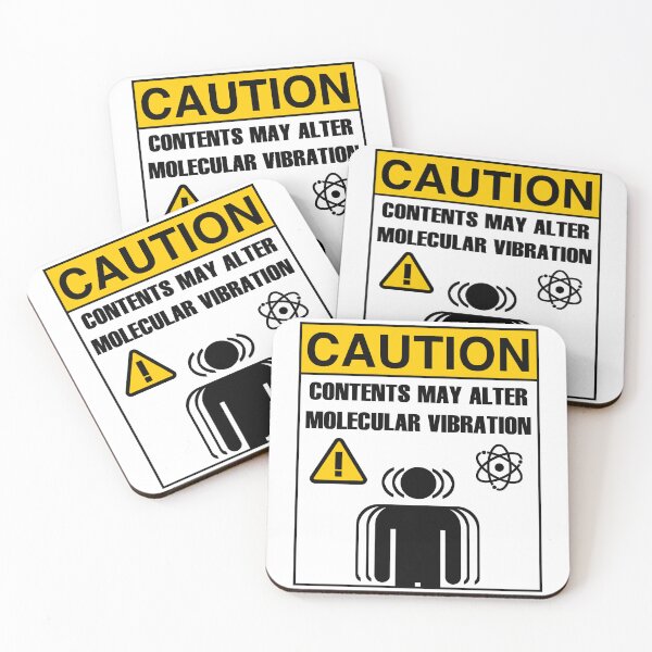 Item preview, CAUTION: CONTENTS MAY ALTER MOLECULAR VIBRATION designed and sold by Geodeezick.