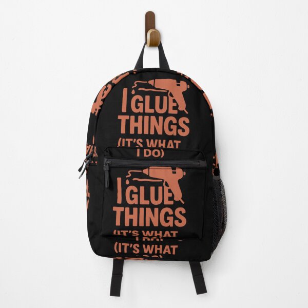 Item preview, I Glue Things It’s What I Do – Funny Crafting Quote with Glue Gun designed and sold by astersgraphics.