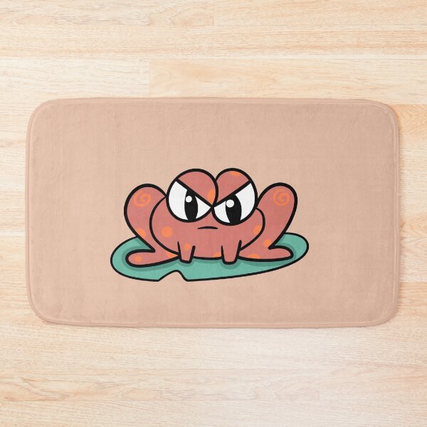 Item preview, Grumpy Frog Emoji – Cute Angry Frog Sticker designed and sold by SolarWayfarer.
