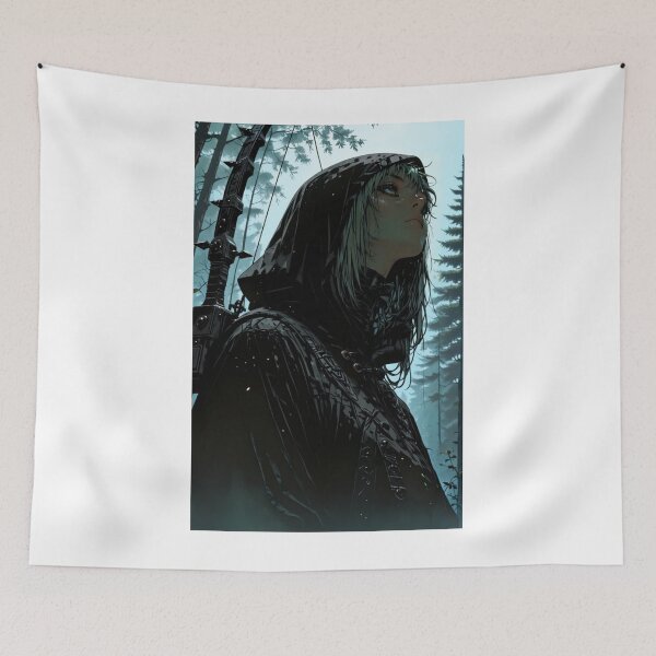 Item preview, Elf Archer in the Forest – Fantasy Ranger Artwork vol.2 designed and sold by EpicMerchRealm.