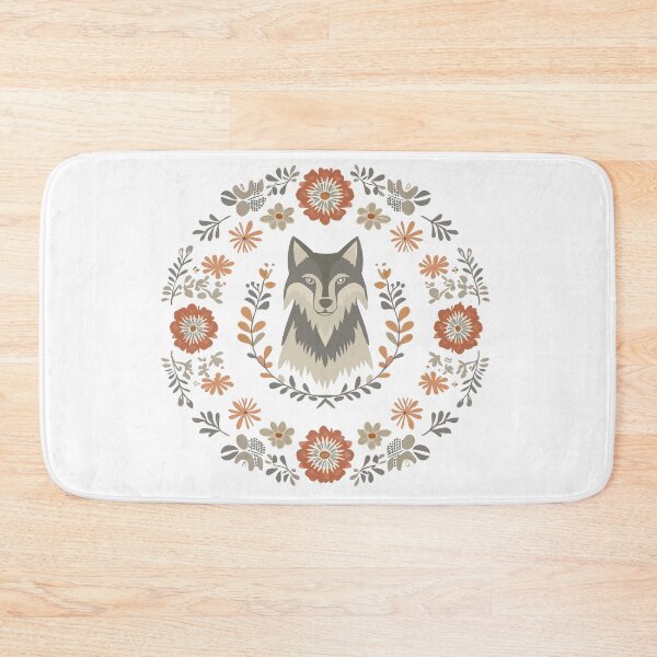 Item preview, Scandinavian folk art, Christmas Wolf designed and sold by xiao xuans.