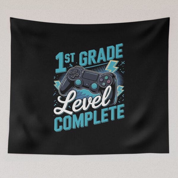 Item preview, 1st Grade Level Complete Video Game Last Day Of School Boys designed and sold by milanforbes.