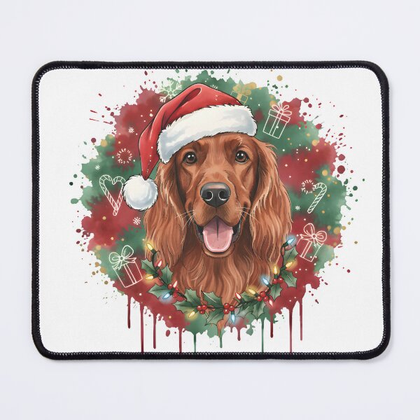 Item preview, Irish Setter | Christmas Colorful Watercolor Design #1 designed and sold by MatsurexDesigns.