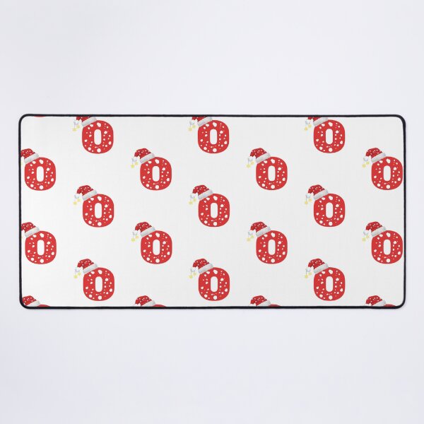 Item preview, Christmas Letter O | Santa Hat Monogram designed and sold by EchoPrint Co..