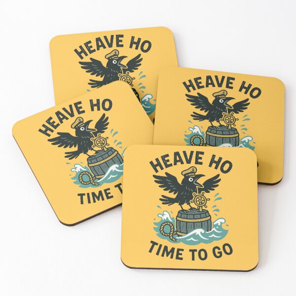 Item preview, Heave Ho Captain Crow designed and sold by PrintSmithArt.