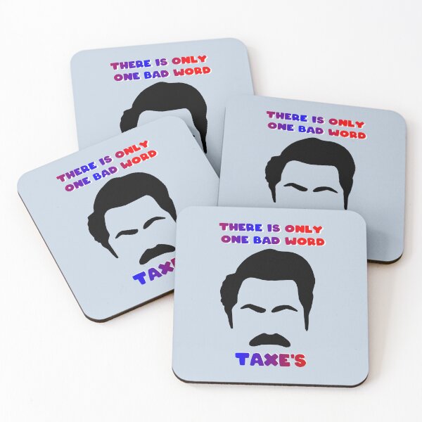 Item preview, There Is Only One Bad Word Taxes designed and sold by ZooStateofMind.