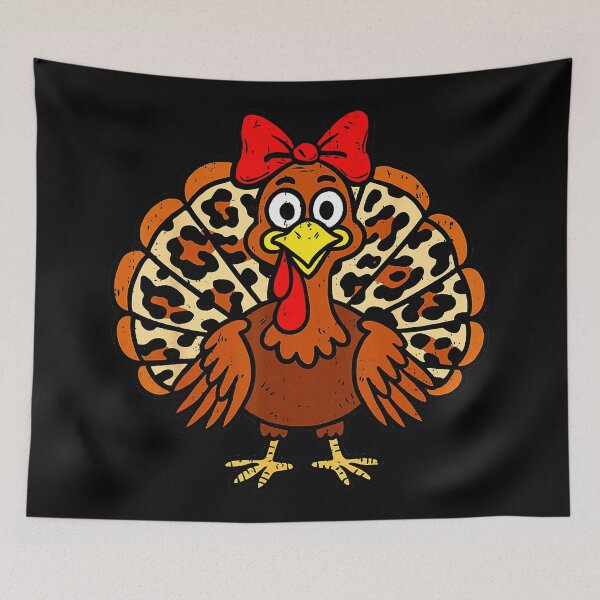 Item preview, Funny Turkey Bow Leopard Fall Thanksgiving Costume  designed and sold by JEFDodsonArt.