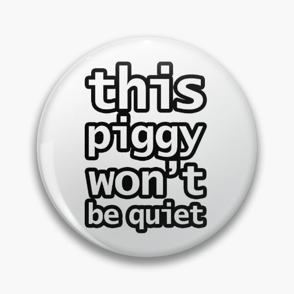 Item preview, Funny Quotes Can't Silence This Swine designed and sold by ellenhenry.