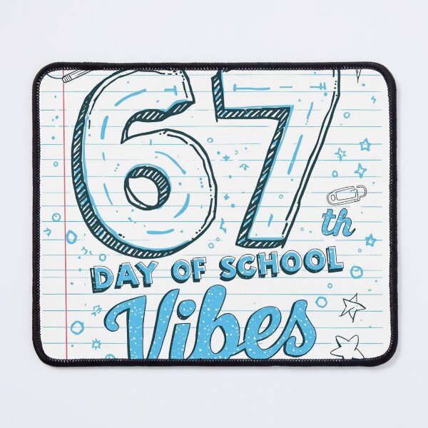 Item preview, 67th Day of School Vibes T-Shirt | Funny School Milestone | Teacher Student Tee designed and sold by GAIDREDA.