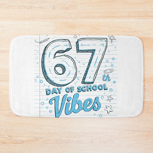 Item preview, 67th Day of School Vibes T-Shirt | Funny School Milestone | Teacher Student Tee designed and sold by GAIDREDA.