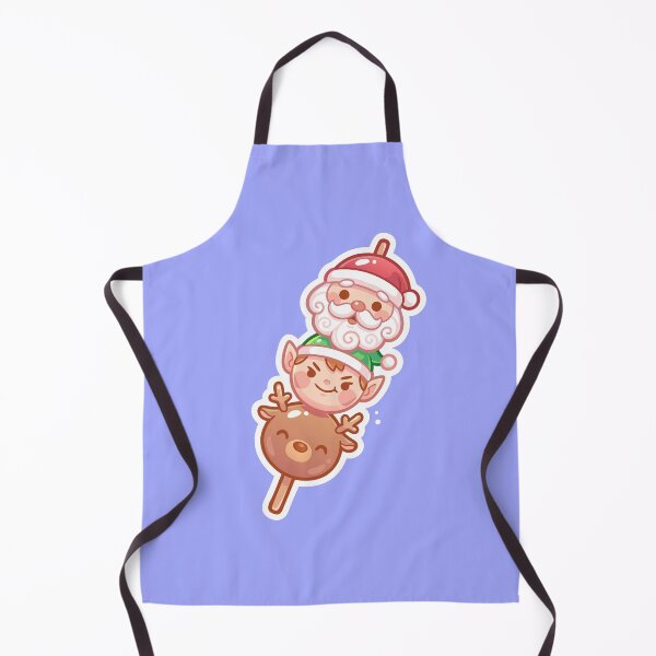 Item preview, Cute Christmas Skewer – Kawaii Santa, Elf & Reindeer designed and sold by RedHDesign.