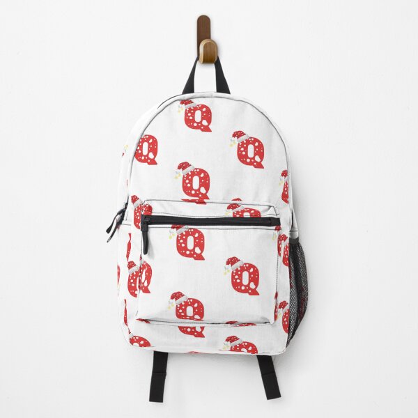 Item preview, Christmas Letter Q | Santa Hat Monogram designed and sold by EchoPrint Co..