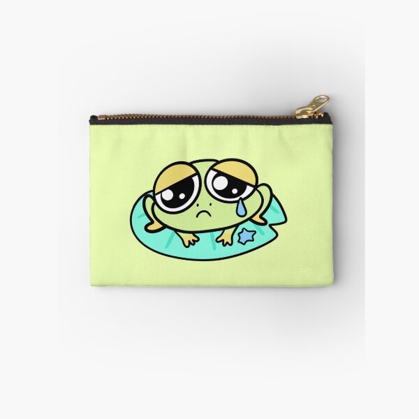 Item preview, Kawaii Sad Frog – Soft Crying Frog Expression designed and sold by SolarWayfarer.