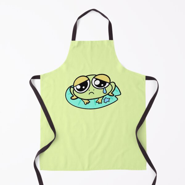 Item preview, Kawaii Sad Frog – Soft Crying Frog Expression designed and sold by SolarWayfarer.