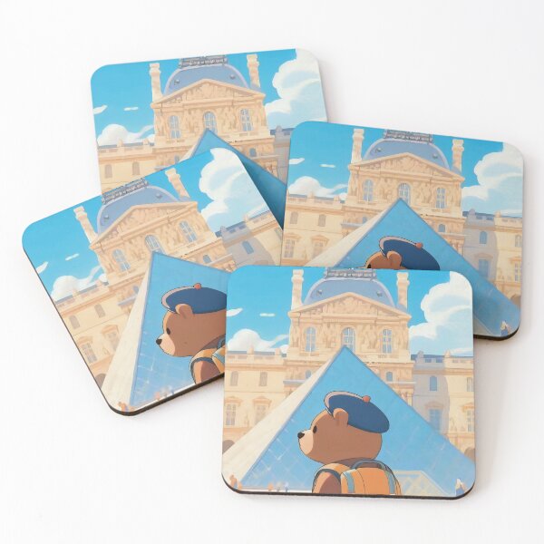 Item preview, Cute Bear In The Louvre Museum Paris designed and sold by Aguilar Trips.