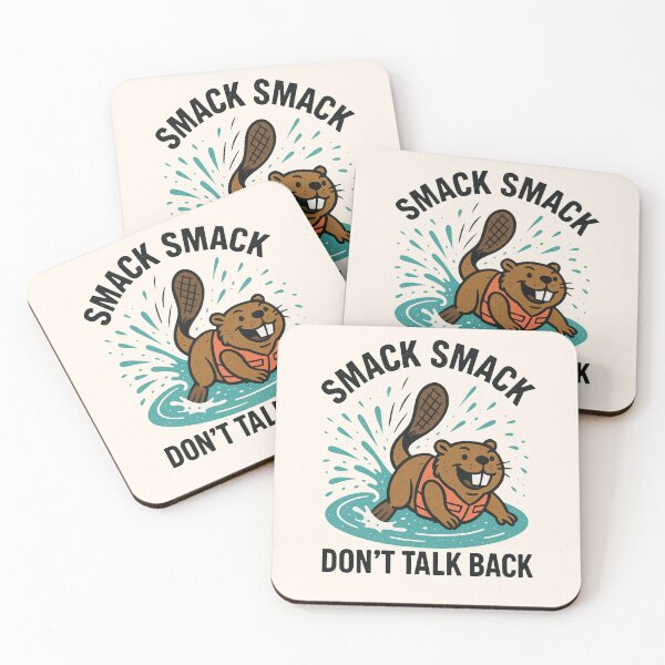 Item preview, Smack Smack Beaver designed and sold by PrintSmithArt.