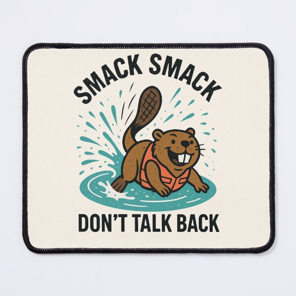 Item preview, Smack Smack Beaver designed and sold by PrintSmithArt.